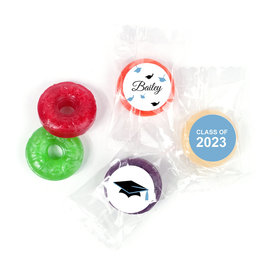 Graduation Personalized LifeSavers 5 Flavor Hard Candy Tossed Caps