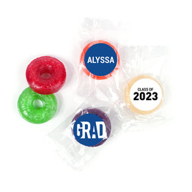 Graduation Personalized LifeSavers 5 Flavor Hard Candy "Grad" and Year