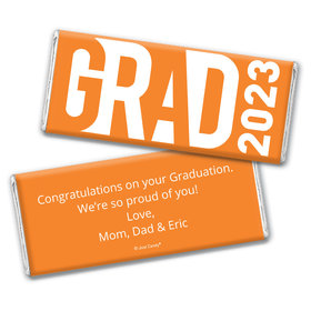 Graduation Personalized Chocolate Bar "Grad" and Year