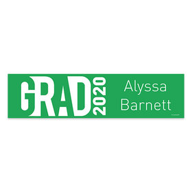 Personalized Grad Graduation 5 Ft. Banner