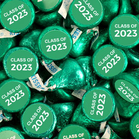 Green Graduation Class of Hershey's Kisses Candy