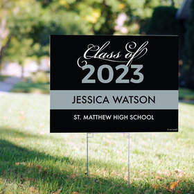 Personalized Graduation Yard Sign Class of