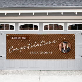 Personalized Graduation Giant Banner - Circle Photo