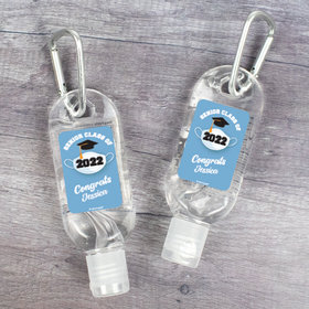 Personalized Graduation Hand Sanitizer with Carabiner 1 oz Bottle - Senior Class Of