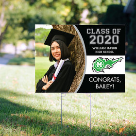 Personalized Graduation Yard Sign New Grad with Photo