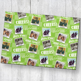 Personalized Design Your Own Polaroids Wrapping Paper