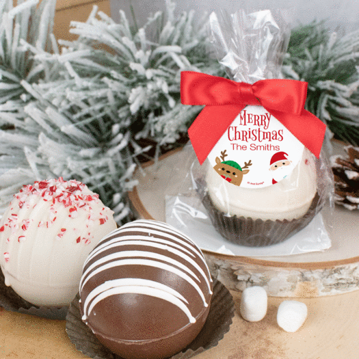 Personalized Christmas Hot Cocoa Bomb Winter Buddies