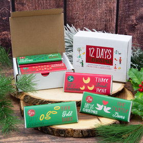 12 Days of Christmas Candy Hershey's Chocolate Bars Gift Box (12 pack)