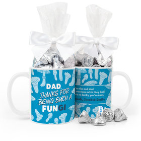 Personalized Father's Day Dad's a FUNgi 11oz Mug 1/2lb KISSES