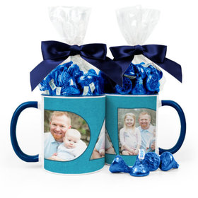 Personalized Father's Day Photos 11oz Mug with Hershey's Kisses
