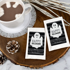 Personalized Halloween Hot Cocoa Favors - Ghost