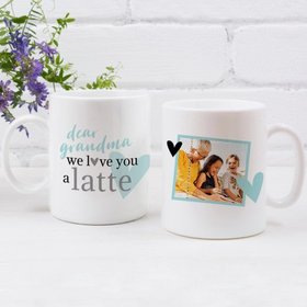 Personalized Mother's Coffee Mug (11oz) - We Love You a Latte