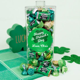 Personalized St. Patrick's Day Clover Canister 2 lb