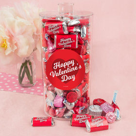 Valentine's Day Script Heart Canister 2 lb