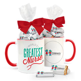 Personalized Nurse Appreciation Add Your Logo 11oz Mug with Hershey's Miniatures
