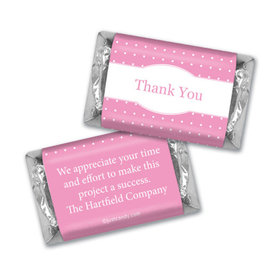 Personalized Thank You Pin Dots Hershey's Miniatures
