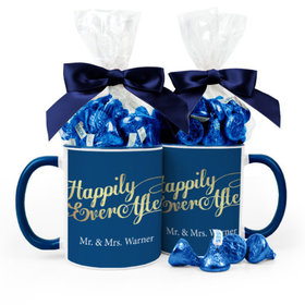 Personalized Wedding Happily Ever After 11oz Mug with Hershey's Kisses
