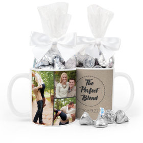 Personalized Wedding The Perfect Blend 11oz Mug with Hershey's Kisses