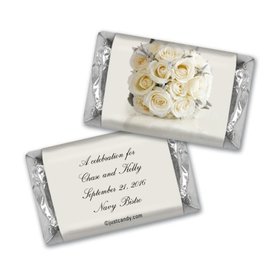 Wedding Rehearsal Dinner Personalized Hershey's Miniatures White Bouquet