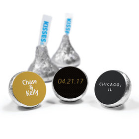 Wedding Save the Date Dots Personalized Hershey's Kisses Candy