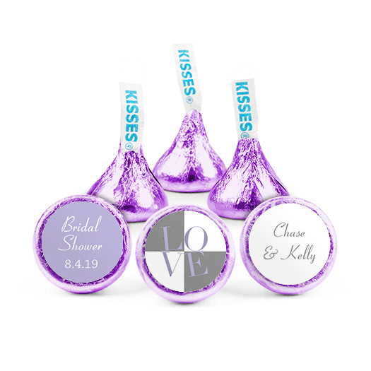 Personalized Bridal Shower Love Hershey's Kisses