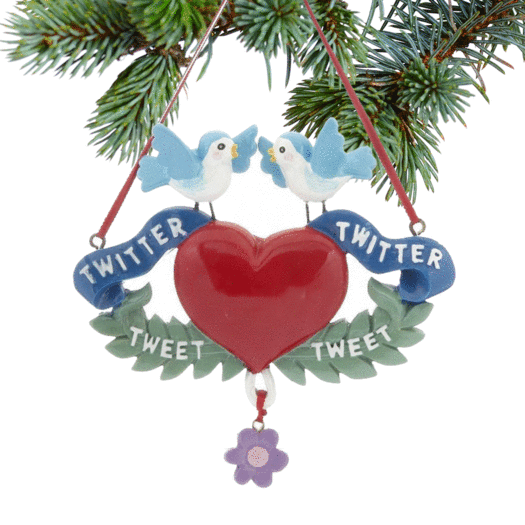 Twitter Bird Ornament Christmas Ornament