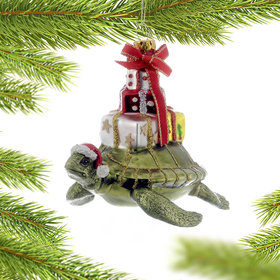 Personalized Sea Turtle Christmas Ornament