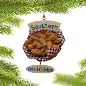 Personalized Fried Chicken Christmas Ornament
