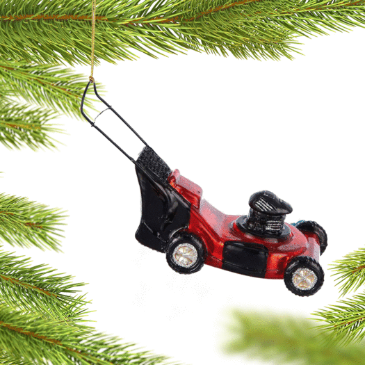 Personalized Lawn Mower Christmas Ornament