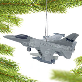 Personalized Air Force Jet Christmas Ornament