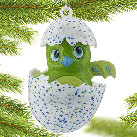 Hatchimals (Green) Christmas Ornament