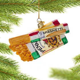Personalized Pasta Boxes Christmas Ornament