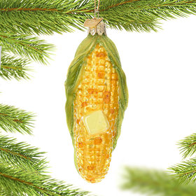 Personalized Corn on the Cob Christmas Ornament
