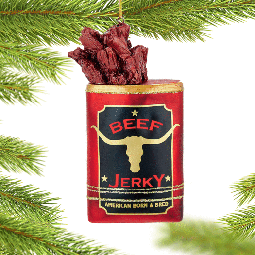 Personalized Beef Jerky Christmas Ornament