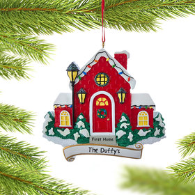Personalized First Home Christmas Ornament