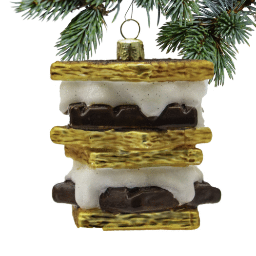 Personalized S'mores Christmas Ornament
