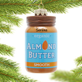 Personalized Almond Butter Christmas Ornament