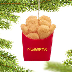 Personalized Chicken Nuggets Christmas Ornament