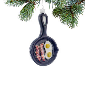 Personalized Frying Pan Christmas Ornament
