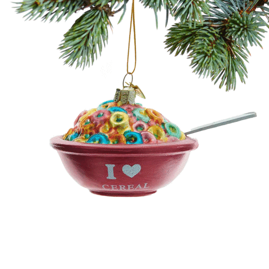 Personalized Cereal Christmas Ornament