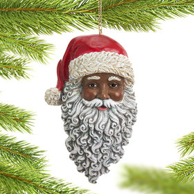 Santa Head Christmas Ornament
