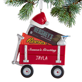 Hersheys Wagon Christmas Ornament