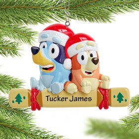Personalized Disney's Bluey & Bingo Christmas Ornament