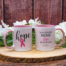 Personalized Breast Cancer Hope 11oz Mug Empty