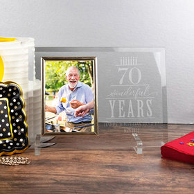 Personalized Picture Frame Wonderful Years