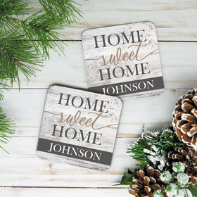 Personalized Cork Coaster, Home Sweet Home (Set of 4)