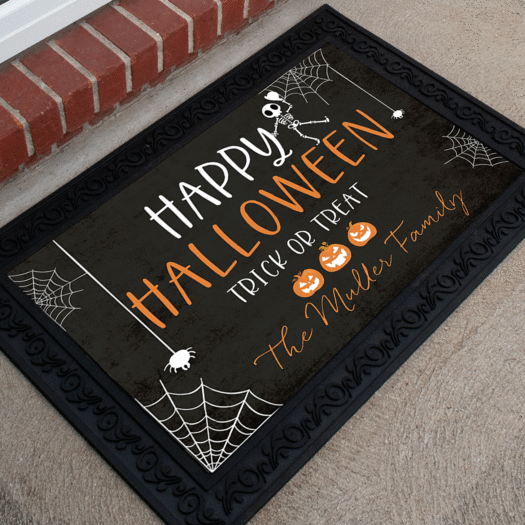 Personalized Doormat Happy Halloween