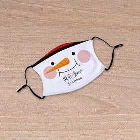 Personalized Let it Snow Face Mask
