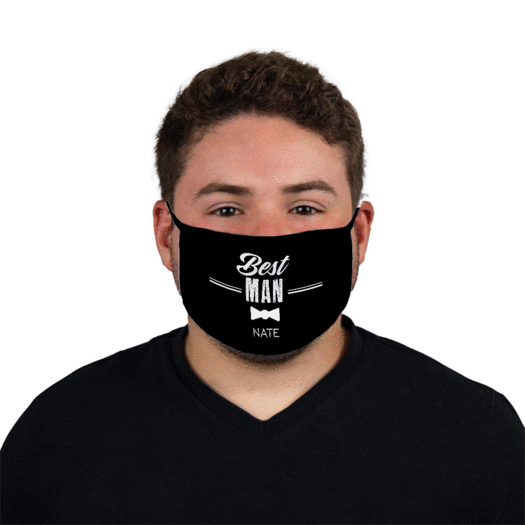 Personalized Groomsmen Best Man Face Mask
