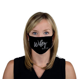 Personalized Wifey Est. Face Mask
